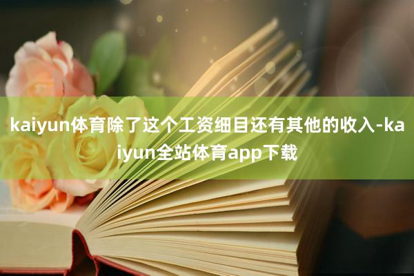 kaiyun体育除了这个工资细目还有其他的收入-kaiyun全站体育app下载